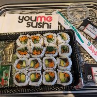 Vegetable sushi at You Me Sushi  in North West London