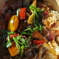 Teriyaki "beef" at Pico Pando in Blandford Forum