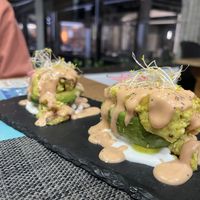 aguacates rellenes. Sabor MUY sorprendente  at Kapivar in Colmenar Viejo