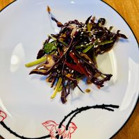 Cabbage salad - szetuan sauce   at Wang Mester Mozium in Budapest