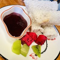 Crispy yam  at Wang Mester Mozium in Budapest