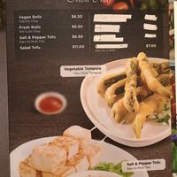 Vegan Menu 10/2024 at La Sen  in Chandler