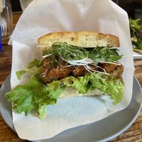 Tofu katsu sandwich  at Alaska Zwei in Tokyo