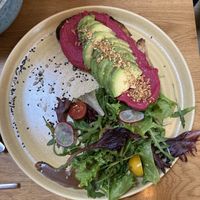 Beet & Avocado Hummus Toastt  at Garden Balthazar Caffe - Picoas in Lisbon