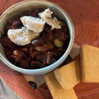 Caponata con formaggio vegetale   at Altrove in Monza