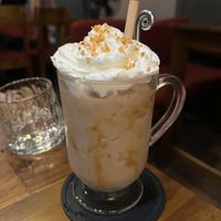 Frozen butterbeer with vegan cream  at Always in Hanoi