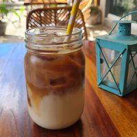 Iced Latte with Oatmilk at Wild in Bohol