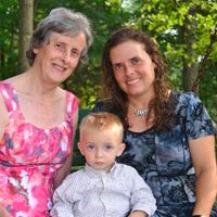 Freya (AVS pres), Anne (AVS vp), & Clint Dinshah at American Vegan Society in Malaga