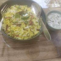 Scrumptious veg Biryani at Asro Food Labs in Porvorim