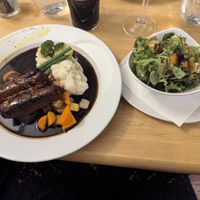 Vegan sausage & mashed potatoes at The Sun Inn in Basingstoke