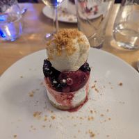 Vegan cheesecake at The Sun Inn in Basingstoke
