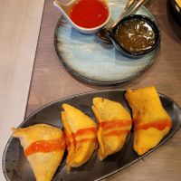 Vegane Samosas at Goa in Hamburg