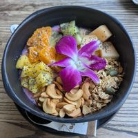 Tropical sunrise granola bowl at Shatterbox Ao Nang in Krabi