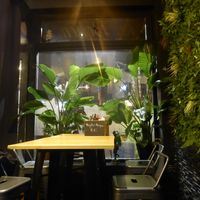 Issan window table at Issan Street Food in Brussels