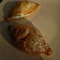 Pan dulce (among hot beverages) at Aragoncito Bistro al Carbón in Lanquin