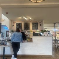 Inexpensive coffee and tea, they serve plant milk options   at Two Birds Tea Room in Chorley