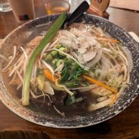 vegetarian pho at Pho Diem Xuan in Brussels