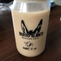 Horchata   at Burro Blanco - Masdar City in Abu Dhabi