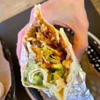 Vega burrito   at Burro Blanco - Masdar City in Abu Dhabi