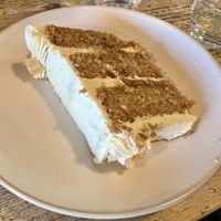 Ginger and salted caramel cakee  at The Kitchen @ Brixton Yoga in Leamington Spa