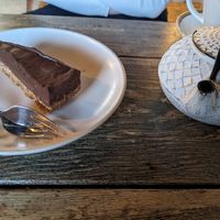 Chocolate biscoff cake at The Kitchen @ Brixton Yoga in Leamington Spa