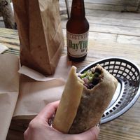 island lunch at Poppo's Taqueria in Anna Maria