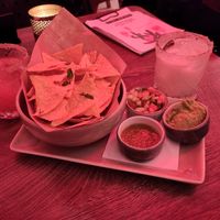 Tortilla chips and dips, all vegan at Casa Manana in Munich