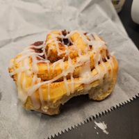 Cinnamon bun at IKEA in Stoughton