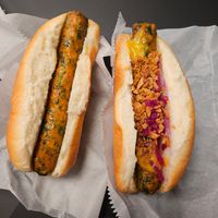 Veggie dogs at IKEA in Stoughton