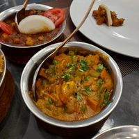 Vegan curry at Chandni Chowk Indian Restaurant in Ho Chi Minh City