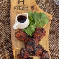 Vegan TVP BBQ  at Ambassador In Paradise Resort in Boracay