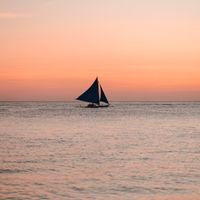 Magical sunset view at Ambassador In Paradise Resort in Boracay