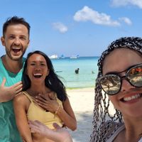 My morning yoga teacher Joy and her photographer/videographer hubby, Ravi!
You have to book a session with them when you visit. Check out @framesforyourheart on Instagram & FB. at Ambassador In Paradise Resort in Boracay