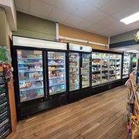 Dyfi Wholefoods Inside (Freezer & Fridges) at Dyfi Wholefoods in Machynlleth