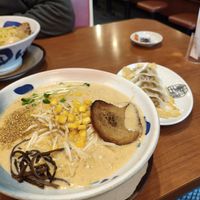 Es el mejor Ramen que comí en mi vida, no lo duden!! Y las gyozas riquísimas pero el ramen de miso vegan fue de otro nivel,y eso que llevo 20 días en japon probando muchos lugar at Ramen Kiou Morinomiya in Osaka