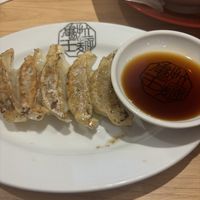 Best Gyoza ever !!  at Ramen Kiou - JR Shin-Osaka Station in Osaka