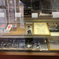 Display case at Cacao Magic in Kyoto