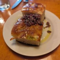 Complementary bread at Bella Monica Cucina & Vino in Raleigh