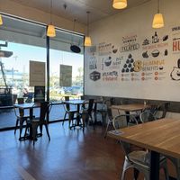 Indoor Seating   at The Hummus Factory in Manhattan Beach