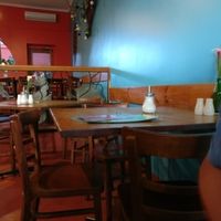 plenty of seating,  indoor and out  at Fishtales Cafe in Warrnambool