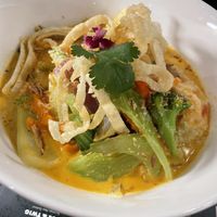 The turmeric “shrimp” curry (can’t remember the name)  at Khu Khu CBD in Auckland