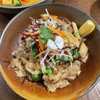 Duck drunken noodles  at Khu Khu CBD in Auckland