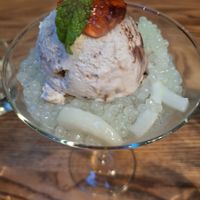 Peanut butter and jelly sago  at Khu Khu CBD in Auckland