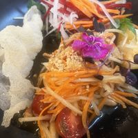 Papaya salad   at Khu Khu CBD in Auckland