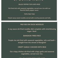 Lunch special menu at Khu Khu CBD in Auckland