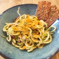 Zucchini pasta at Janym in Pai