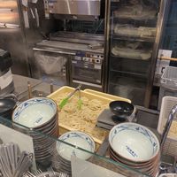 The udon is made fresh  at Marugame Udon - Kensington Arcade in West London