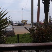 Ocean view from front porch at Otra Cosa in Huanchaco