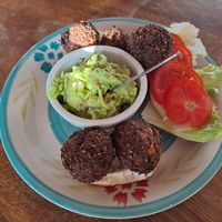 Falargofel for 26 soles at Otra Cosa in Huanchaco