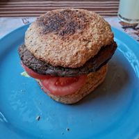 Hamburguesa de lentejas 10/10 🫶 at Otra Cosa in Huanchaco